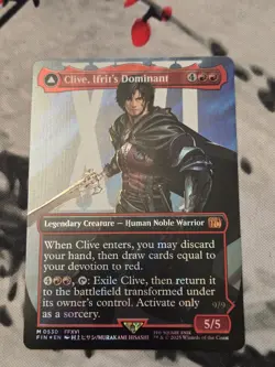 Clive, Ifrit's Dominant (Borderless) (Surge Foil) (0530) Final Fantasy Foil - Image 1