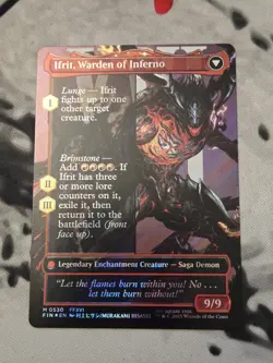 Clive, Ifrit's Dominant (Borderless) (Surge Foil) (0530) Final Fantasy Foil - Image 2