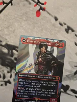 Clive, Ifrit's Dominant (Borderless) (Surge Foil) (0530) Final Fantasy Foil - Image 3