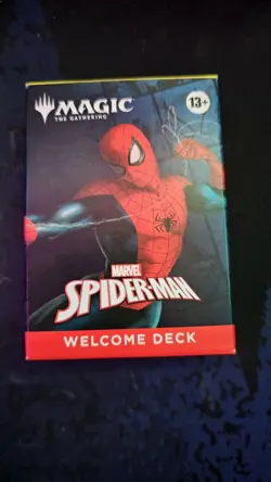 Pax West 2025 Magic the Gathering Spiderman Welcome Deck White Deck Sdcc - Image 1