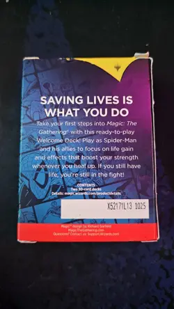 Pax West 2025 Magic the Gathering Spiderman Welcome Deck White Deck Sdcc - Image 5