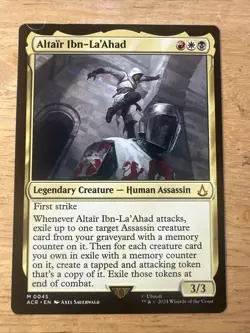 Altair Ibn-La'Ahad ~ Universes Beyond: Assassin's Creed [ Magic MTG ] - Image 1