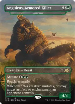 Foil - Anguirus, Armored Killer - Gemrazer - 376 / NM / English MTG - Image 1