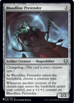 MTG Bloodline Pretender Normal NM The List Reprints Magic 235/285 - Image 1