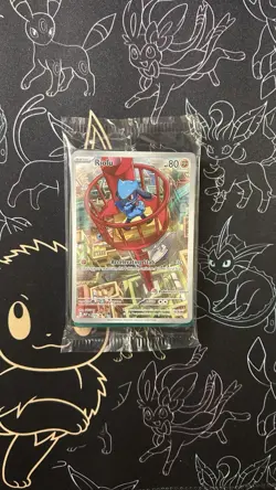 Riolu 010 Pokemon Center STAMPED Black Star Promo - Mega Evolution - TCG NM - Image 2