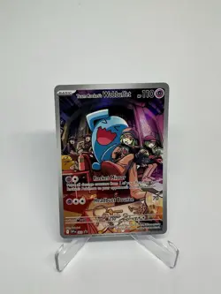 Pokemon TCG Team Rocket’s Wobbuffet SVP 203 Black Star Promo✅ NM/M ✅ - Image 1