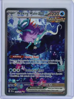 Walking Wake ex Pokemon 2024 Temporal Forces Special Illustration Rare 205/162 - Image 1