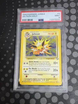 Pokemon TCG Jolteon Jungle 4/64 Holo 1999 PSA 9 MINT - Image 1