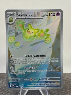 Pokemon TCG Reuniclus Scarlet Violet Promo SVP 212 Full Art Holo - Image 1