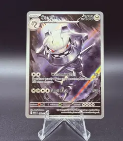 Pokemon Mega Evolution Steelix Illustration Rare 150/132 - Image 1