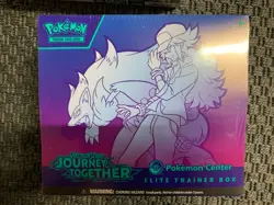Lot 2: Pokemon Journey Together Elite Trainer Box NEW Sealed W/ 1 Pokemon Center - Image 3