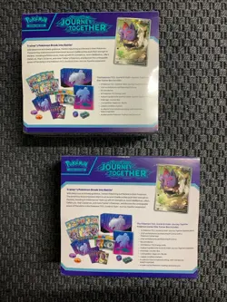 Lot 2: Pokemon Journey Together Elite Trainer Box NEW Sealed W/ 1 Pokemon Center - Image 4