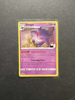 Gengar 066/196 Prize Pack Series 3 Pokemon Play! Stamp SWSH Lost Origin PTCG NM - Image 1