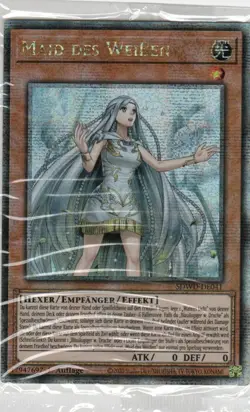 yugioh Maid des Weissen SDWD-DE041 Quarter Century Secret Rare DEUTSCH - Image 1