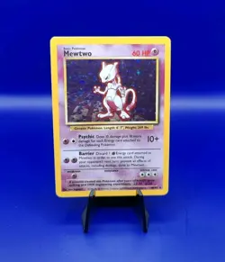Mewtwo 10/102 Base Set Holo Rare Pokemon Card Nintendo Pokemon TCG WOTC 1999 NM - Image 1