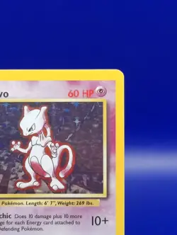 Mewtwo 10/102 Base Set Holo Rare Pokemon Card Nintendo Pokemon TCG WOTC 1999 NM - Image 5