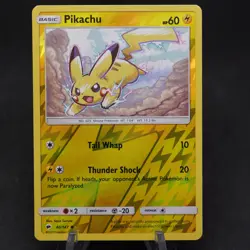 Pikachu 40/147 Burning Shadow Reverse Holo Pokemon TCG Card - Image 1