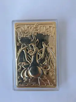 Charizard #06 23k Gold Plated Card Burger King Promo Pokemon Nintendo 1999 - Image 1