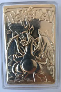 Charizard #06 23k Gold Plated Card Burger King Promo Pokemon Nintendo 1999 - Image 2