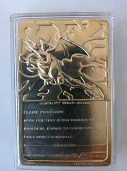 Charizard #06 23k Gold Plated Card Burger King Promo Pokemon Nintendo 1999 - Image 3