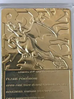 Charizard #06 23k Gold Plated Card Burger King Promo Pokemon Nintendo 1999 - Image 4