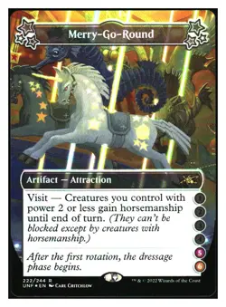 Merry-Go-Round (foil) Unfinity MTG - NM+ - Image 1