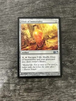 MTG 1x Elixir of Immortality x1 LP Core Set 2014 - Image 1