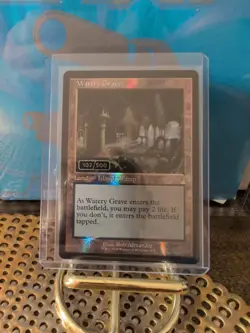 MTG Watery Grave *FOIL SERIALIZED* #102/500 Ravnica Remastered MT/NM - Image 1
