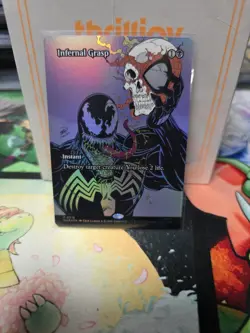 Magic the Gathering - Infernal Grasp (Borderless) - (MAR) (FOIL) #18 Spider-man - Image 1