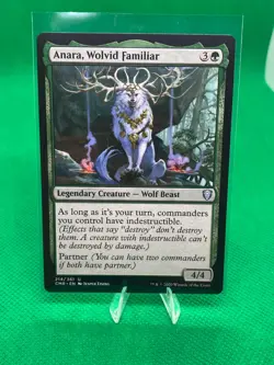 MTG - Anara, Wolvid Familiar, Commander Legends - Image 1