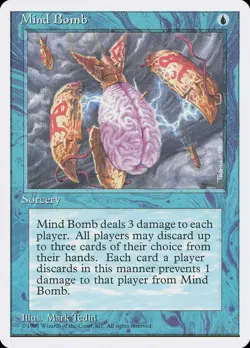 Mind Bomb [Fourth Edition] Magic MTG - Image 1