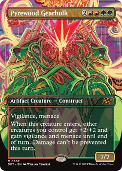 Foil - Pyrewood Gearhulk (Borderless) - 352 / NM / English MTG - Image 1