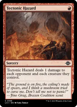 Foil - Tectonic Hazard - 169 / NM / English MTG - Image 1