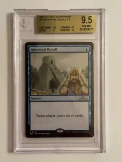 Magic the Gathering 30th Anniversary Edition Graded BGS 9.5 Ancestral Recall MTG - Image 2