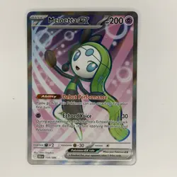 Pokemon Meloetta Ex Full Art 159/086 Black Bolt English Pack Fresh Near Mint NM - Image 1