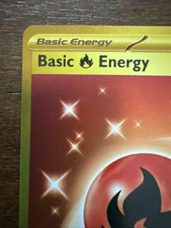 Pokemon Fire Energy 230/197 Gold Hyper Rare Obsidian Flames Scarlet & Violet NM - Image 2