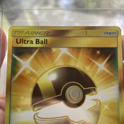 Pokemon TCG Ultra Ball Secret Rare Card 161/149 Sun & Moon Base Set - Image 2