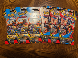 Pokemon TCG Mega Evolution Sleeved Booster Packs LOT of 6 Brand New - Image 1