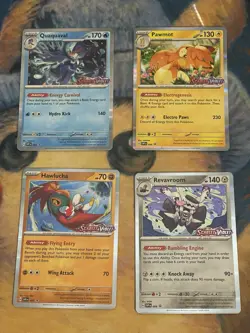 Pokemon Scarlet And Violet Pre Release Stamped Promo Set - Image 1