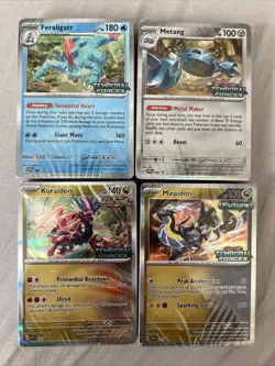 Pokemon Temporal Forces Prerelease Build A Battle SVP 089 090 091 092 Sealed Set - Image 1