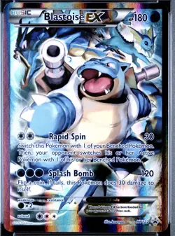 Blastoise EX XY122 Pokemon Generations Black Star Promo Full Art Holo NM- - Image 1