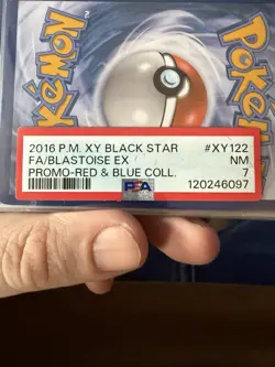 Blastoise EX XY122 Pokemon Generations Black Star Promo Full Art Holo NM- - Image 5