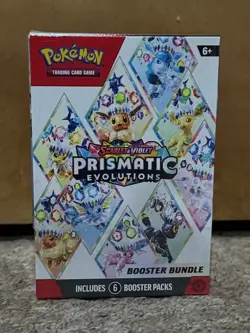 Pokemon TCG Prismatic Evolutions Booster Bundle (6 packs) - Sealed - Image 1