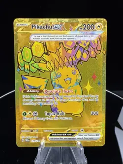 Pikachu ex 179/131 Sv: Pokemon TCG Prismatic Evolutions Holo Rare (Near Mint) NM - Image 1