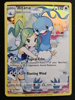 Altaria TG11/TG30 SWSH Silver Tempest Trainer Gallery Holo Rare Pokemon 2022 NM - Image 1