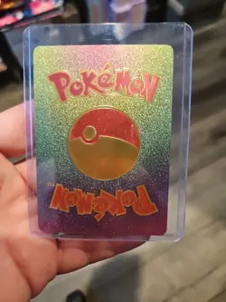 Charizard Vmax Rainbow Foil Fan Art Vinyl Textured Collector Pokemon Wildfire - Image 2