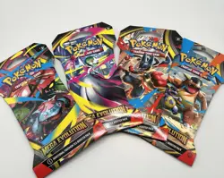 Pokemon Mega Evolutions Sleeved Booster Packs - 4 Full Art Set Collection Sealed - Image 4