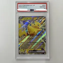 Pikachu ex 001/021 Scarlet & Violet Japanese Pokemon Card PSA 10 GEM MINT - Image 1