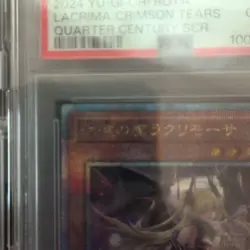 YuGiOh Lacrimosa of Red Tears PSA10 Collector Rare Japanese Card Mint - Image 2