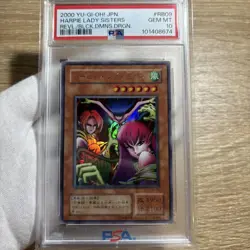 YuGiOh Harpie Lady Sisters PSA10 Ultra Rare RB 09 2nd Gen Mint Collector Card - Image 1